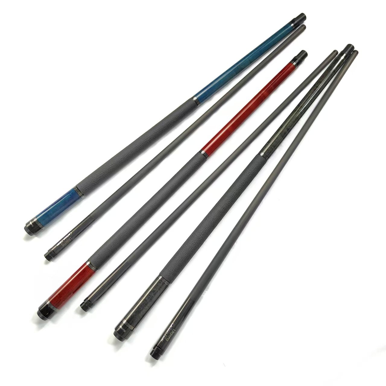 High End Lilqiong/VanQs58" Carbon Fiber Shaft Birdseye Maple Butt 12.5mm1/2 Billiard Pool Cue