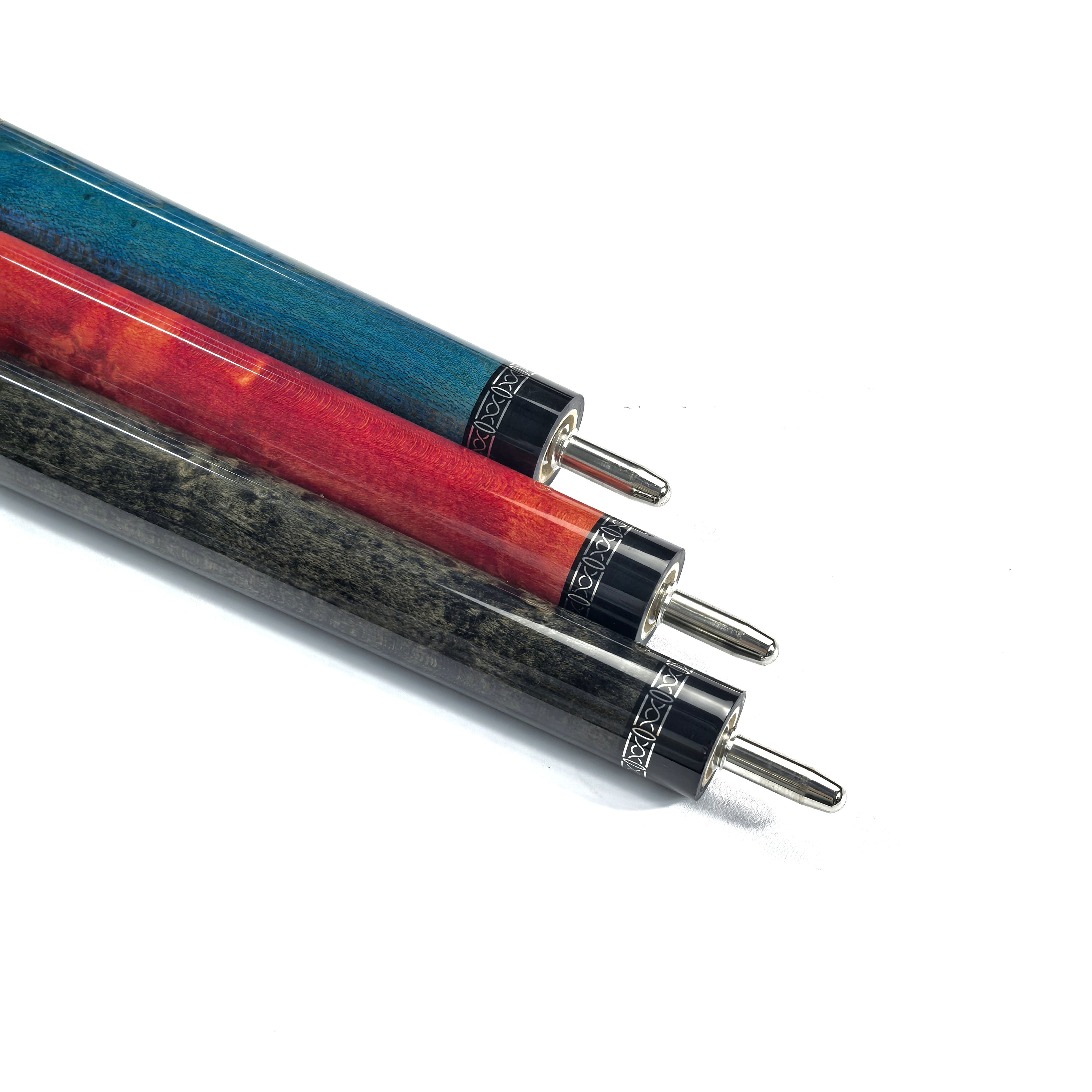 High End Lilqiong/VanQs58" Carbon Fiber Shaft Birdseye Maple Butt 12.5mm1/2 Billiard Pool Cue