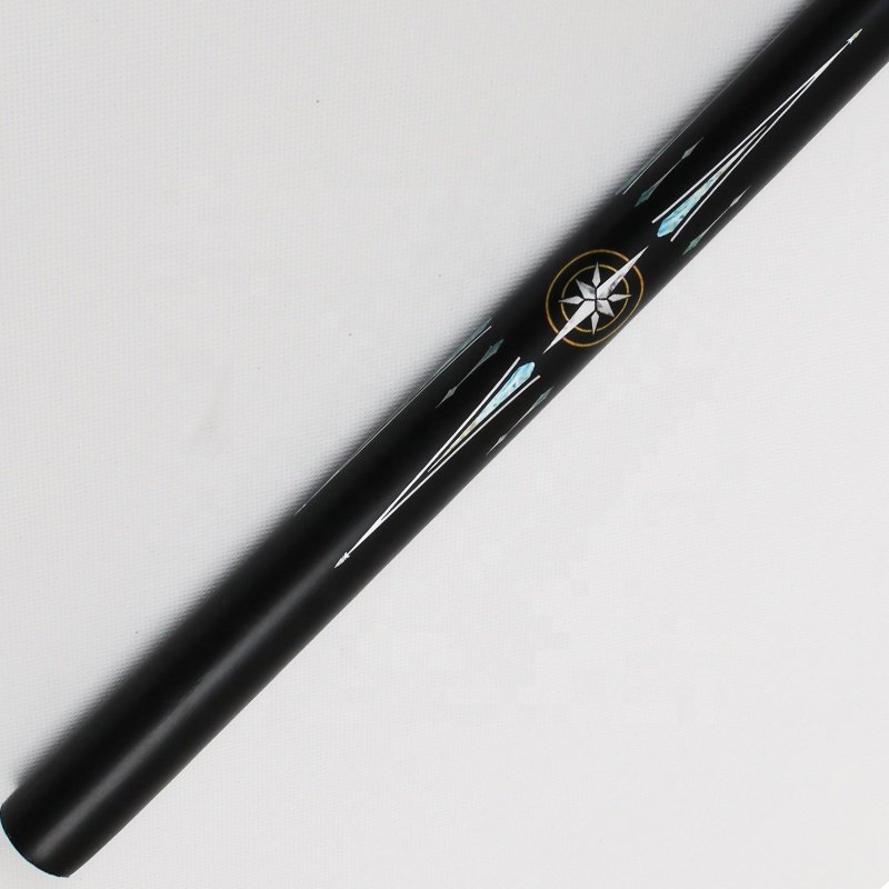 TQG-JX-041 Best-Selling Snooker Cue 57-Inch Custom Brass Single Stick 10mm Tip 3/4 Structure Billiards Rod Handmade Carbon Fiber