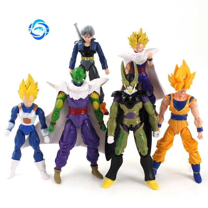 Dragoned Ball Anime SHF Action Figure Model PVC Movable Joints Collector's Toy Featuring Goku Vegeta Piccolo Daimao Trunks