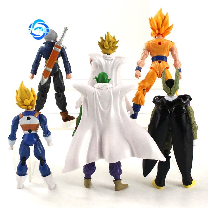 Dragoned Ball Anime SHF Action Figure Model PVC Movable Joints Collector's Toy Featuring Goku Vegeta Piccolo Daimao Trunks