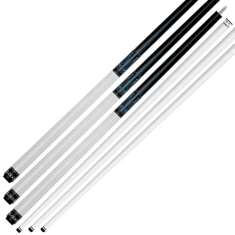 TQG-LC-C10 Billiards Cue 1/2 Split 12..5mm Maple Butt with Multiple Snooker Joint and Marking Carbon Fiber Pool Cue
