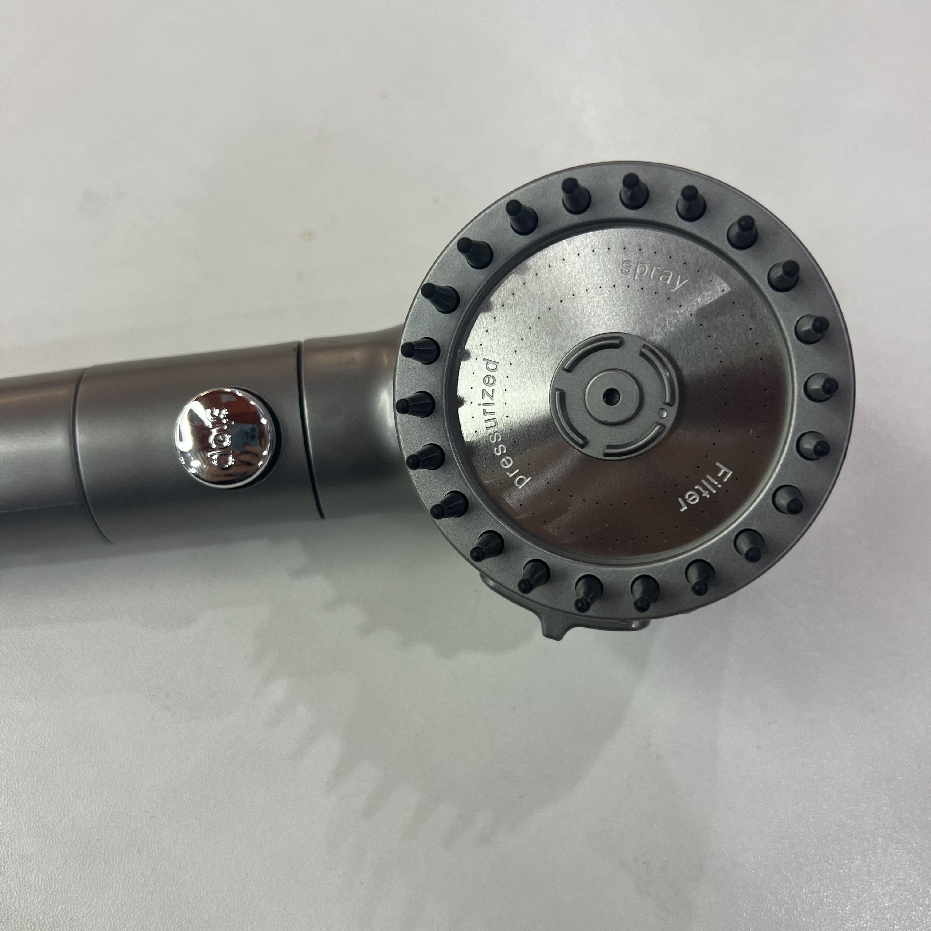 2024 Factory Supplier High Pressure Shower Head Anti Leak Fixed Chrome Showerhead Adjustable Metal Swivel Ball Joint
