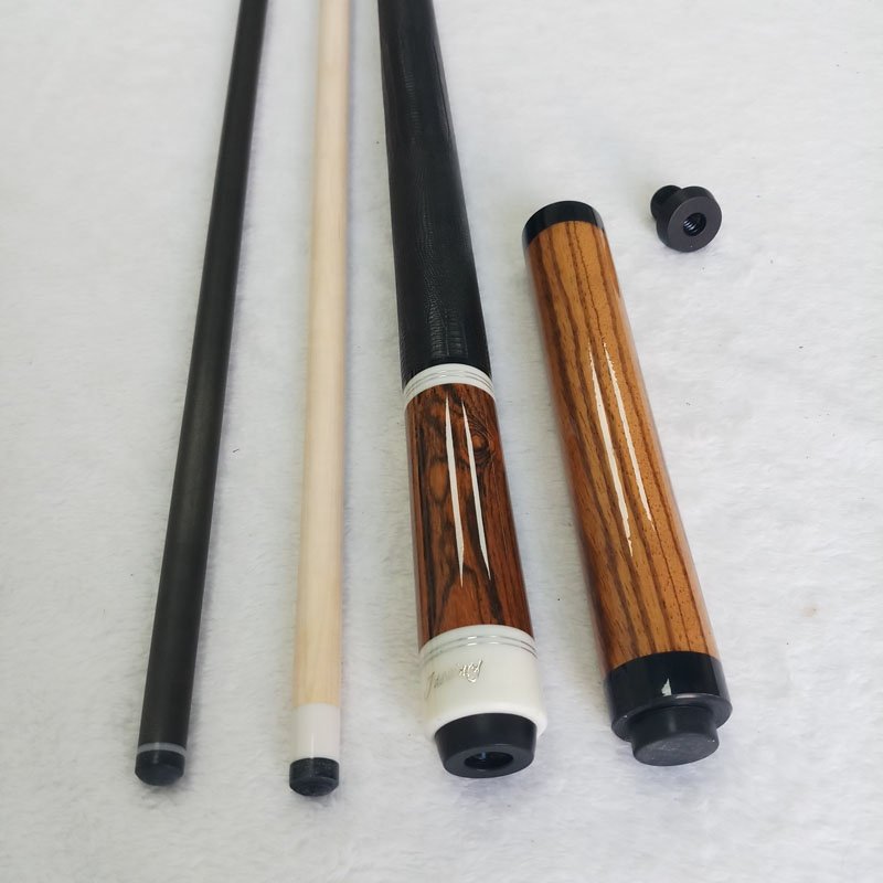 New Jassinry Pool Cues 58inch+13mm Tip Size Golden Ebony Billiard Cues Stick for American with Carbon Shaft and Cue Extension