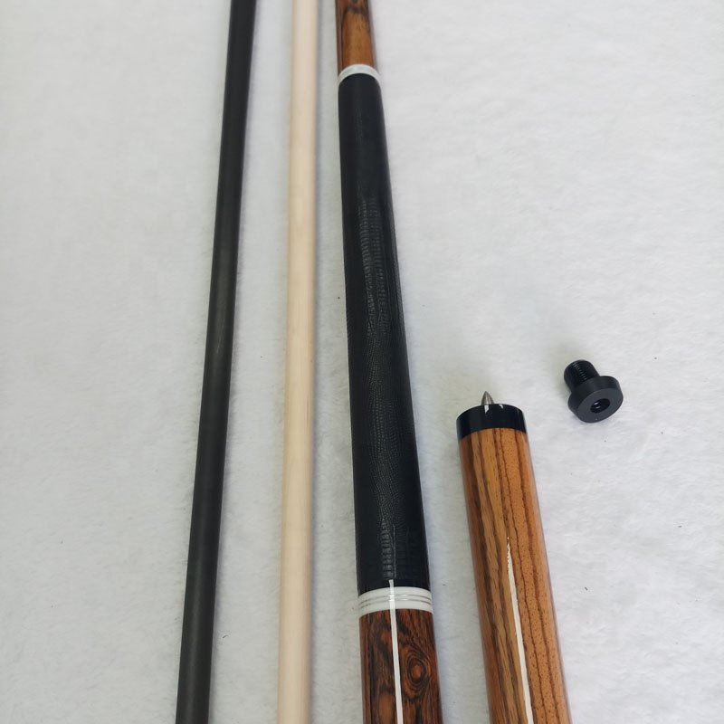 New Jassinry Pool Cues 58inch+13mm Tip Size Golden Ebony Billiard Cues Stick for American with Carbon Shaft and Cue Extension