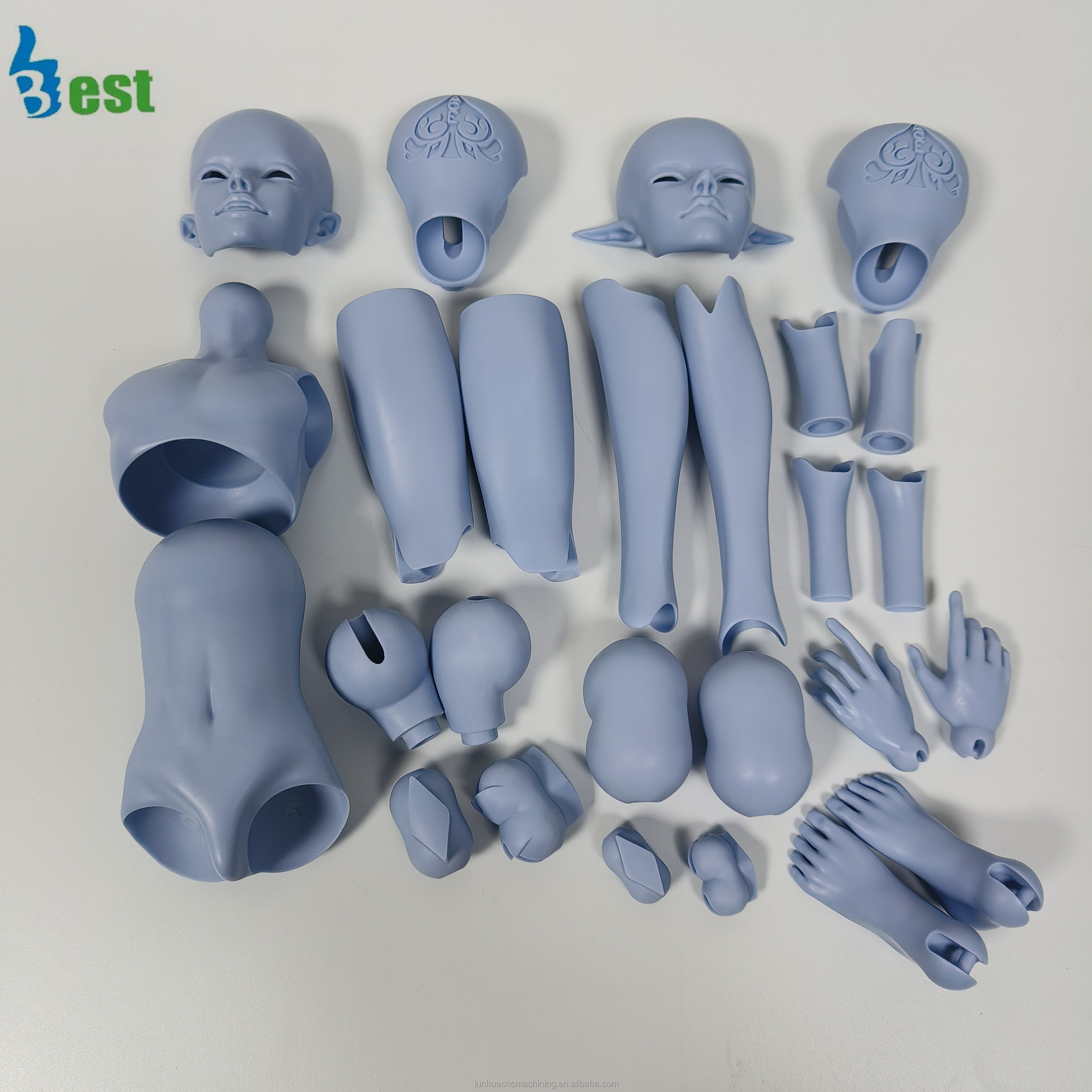 Hot Sale Customized Resin Ball Jointed Doll Body Adjustable Vacuum Casting Without Clothes All Colors for Girl Toy Model