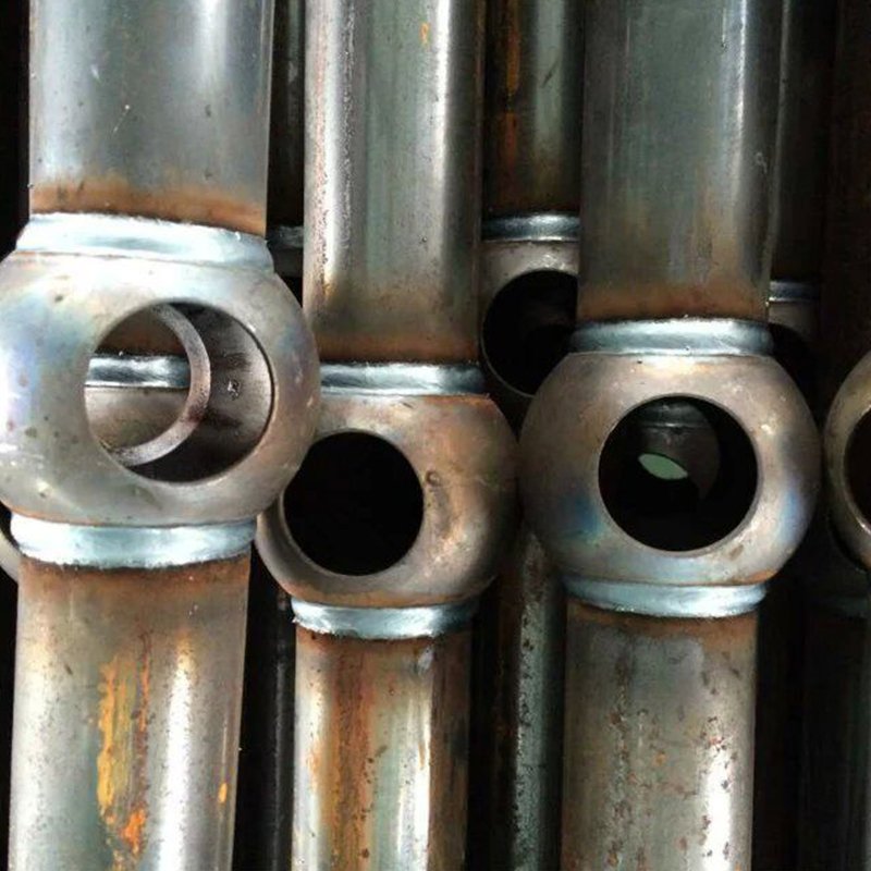High Quality Q235B A36 SS304 Ball Joint Railings Modern Galvanized Pipe Industrial Stair Outdoor Villas Hotels Apartments