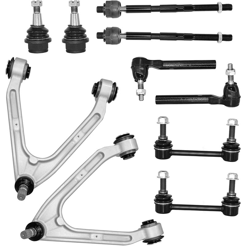 ES800762 Front Lower Control Arm With Ball Joint Sway Bars Links Suspension Kit Replacement for 2006-2010 Hummer H3 H3T