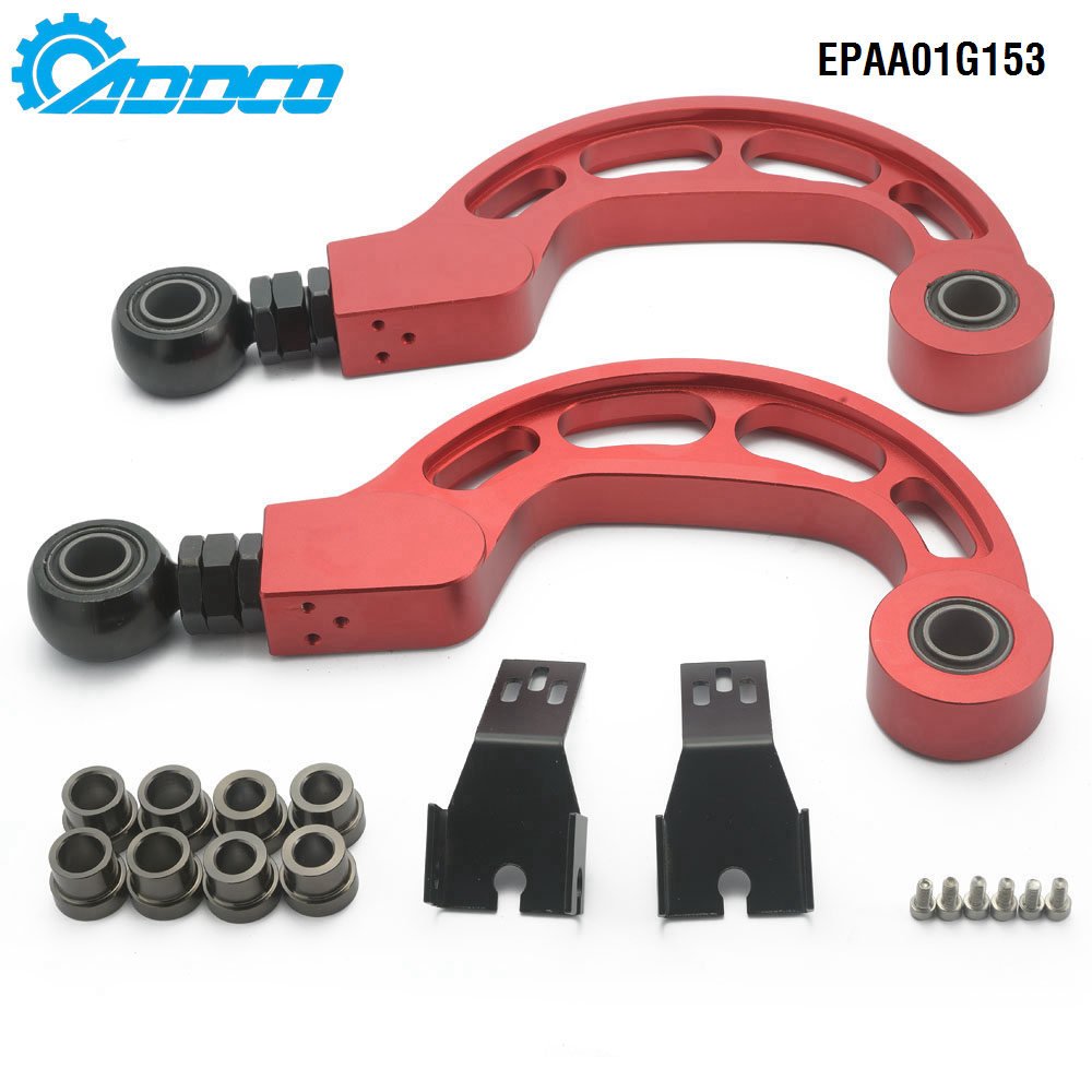 ADDCO Adjustable Aluminum Camber Kit for VW Gti MK5/MK6/MK7/MK8 Golf TIGUAN Rear Arms - Pair EPAA01G153-V