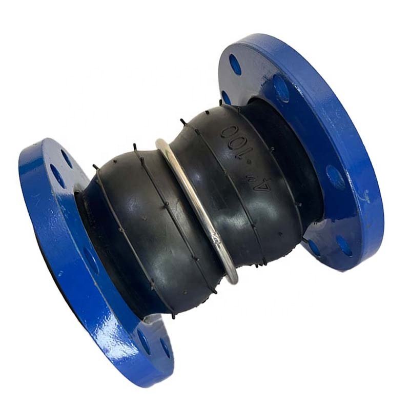 Langed Rubber Bellow Double Sphere Expansion Joint Flexible Rubber Expansion Joint Pipe