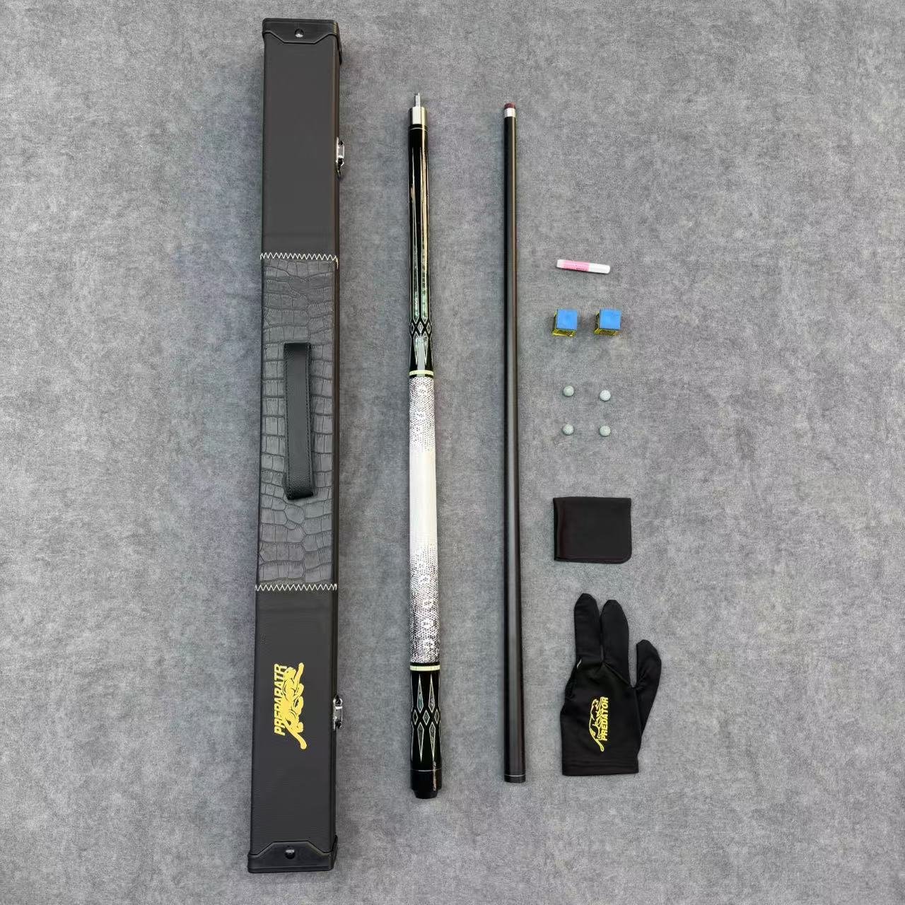 Chinese Manufacturer Growsport Wholesale 13Mm Maple Cue Stick Billiard Leather Grip with Explosion-proof Tail Plug