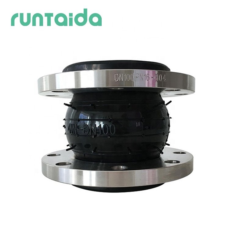 ANSI DN100 Stainless Steel Flanged Compensator Bellow Compens Flexible Rubber Expans Joint