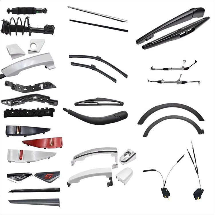 For Chery Jetour X70 Headlight Fog Tail Light Bumper Air Filter Door Handle Rearview Mirror Grill Body Part Daytime