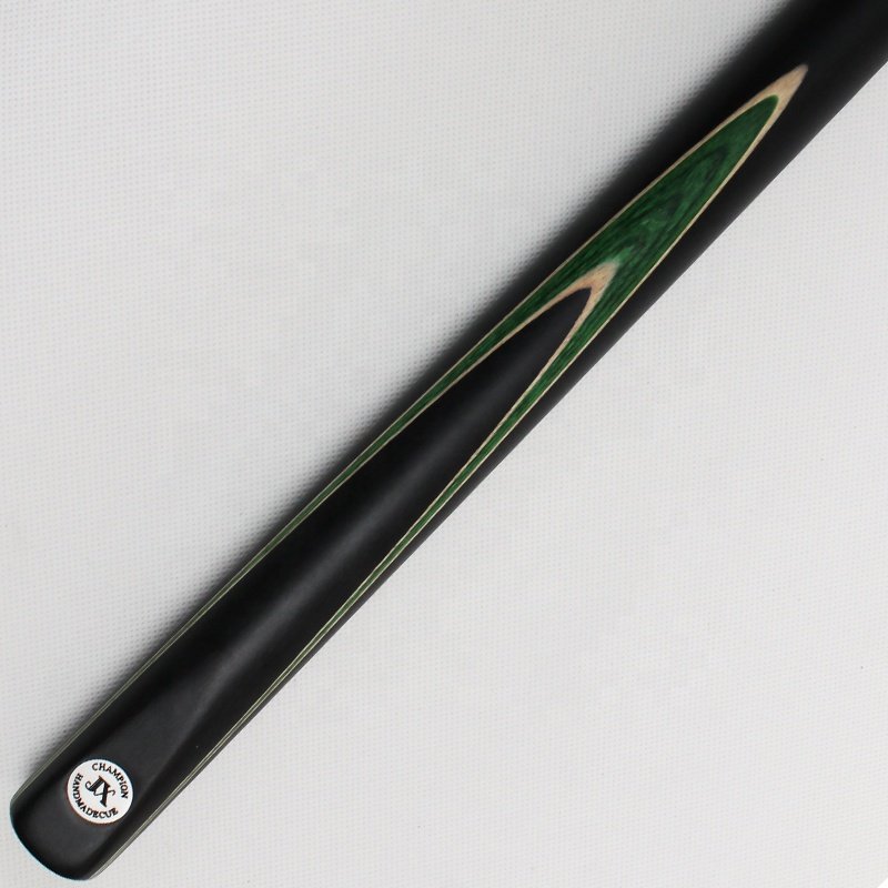TQG-JX-048 Best-Selling 57-Inch White Wax Wood Snooker Cue 9.5mm Ebony Tip Stainless Steel Joint Dyed Ash Wood Butt 13mm 1pc MOQ