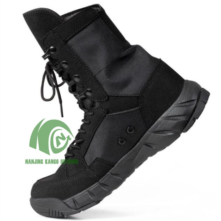 KANGO Safety Ladies Boots Leather Boots for Men Winter Thigh High Boots