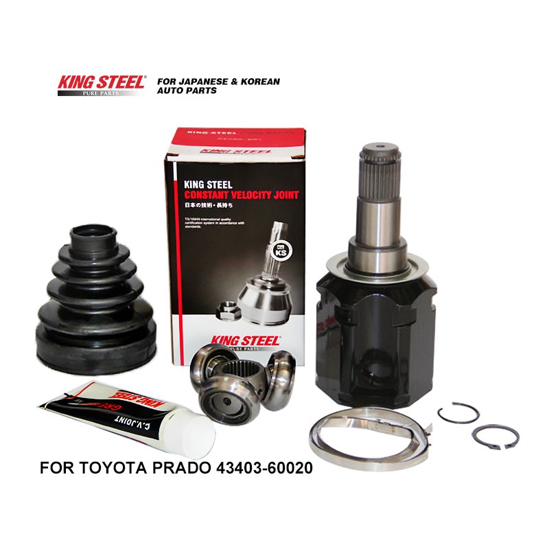 KINGSTEEL OEM 43403-60020 AUTO SPARE PARTS CV JOINT ASSEMBLY For TOYOTA PRADO GRJ12# KDJ120 43403-60020