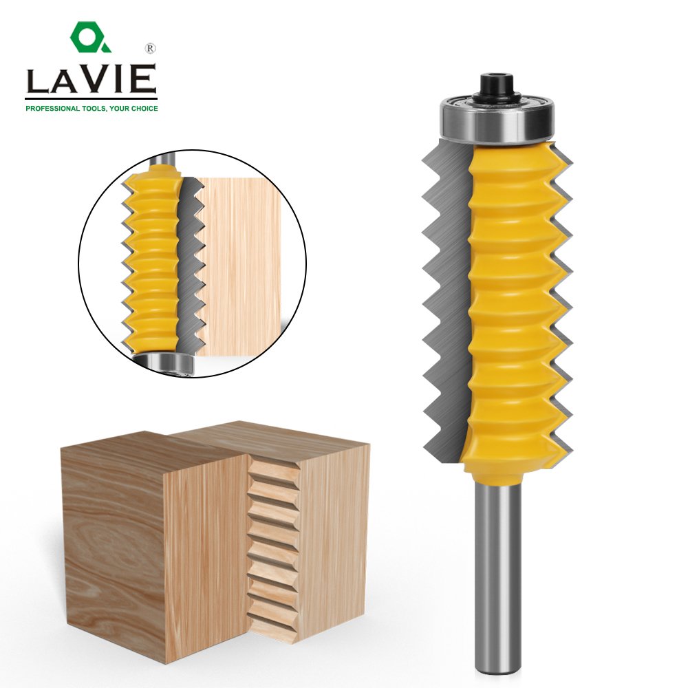8mm Shank Finger Joint Glue Milling Cutter Raised Panel V Joint Router Bit Set for Woodworking Cone Tenoning Bit-C C082472024Y