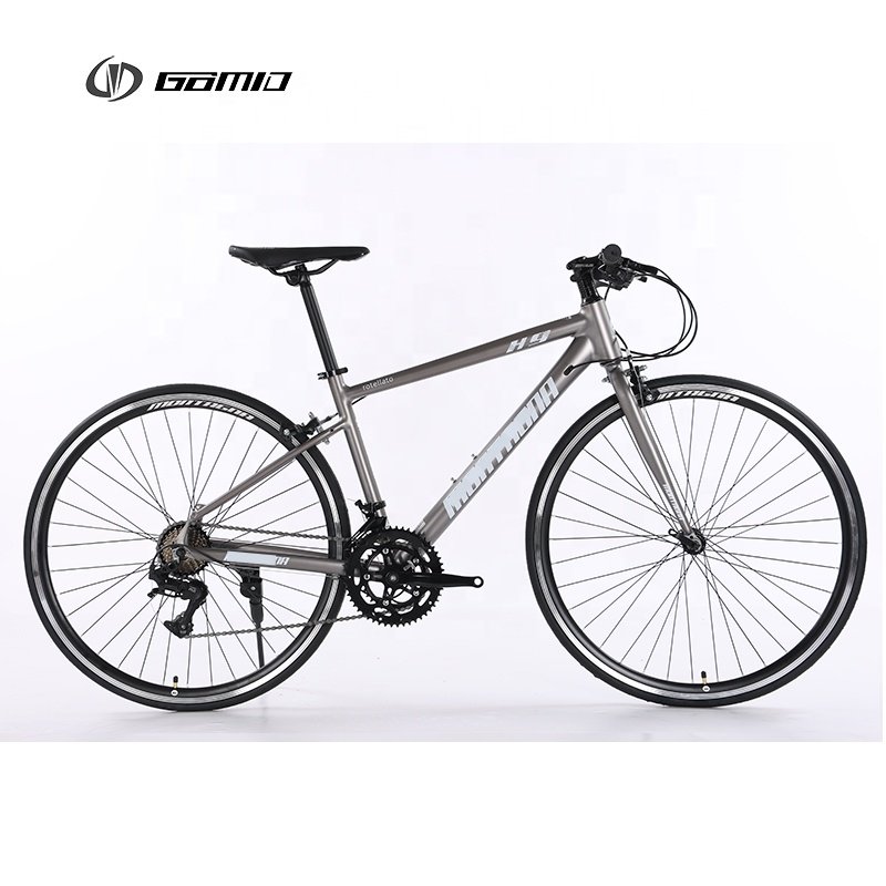 GOMID Alloy Hybrid Road Bike for Man C Disc Brake Gear Cycle Racing Bike 700c Roadbike Custom Road OEM Bicycle Bisiklet