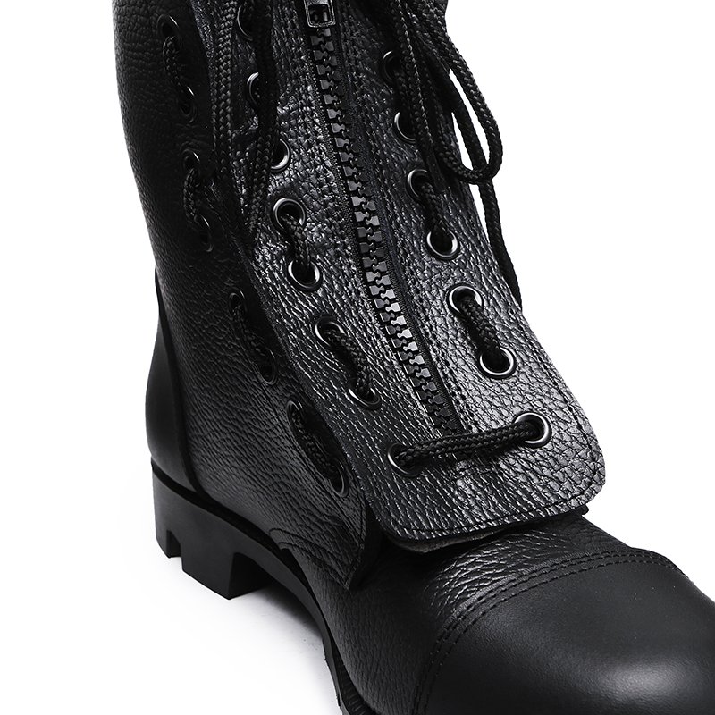 XINXING Factory High Quality Officer Molding Boots Split Leather Upper for Tactical Use