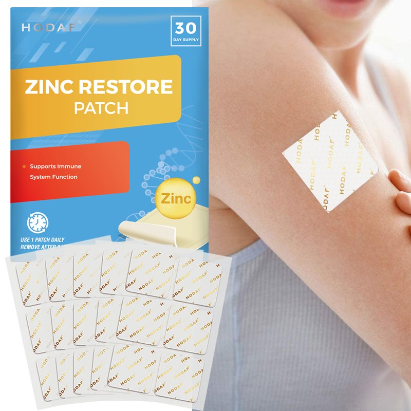 Zinc Plus Topical Patch Improve Immunity Zinc Patch for Supplement Required Ingredients