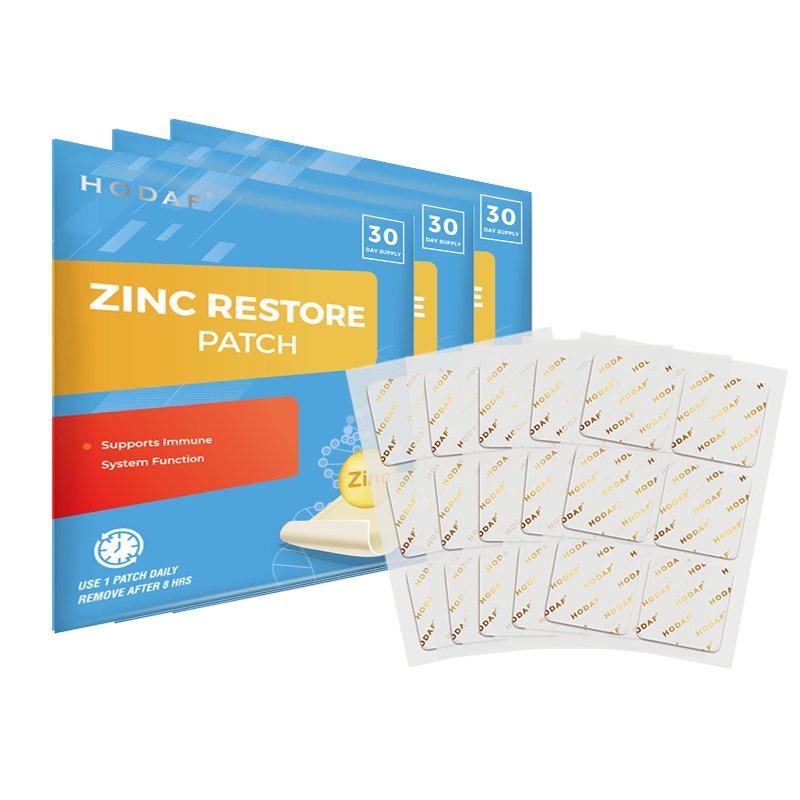 Zinc Plus Topical Patch Improve Immunity Zinc Patch for Supplement Required Ingredients