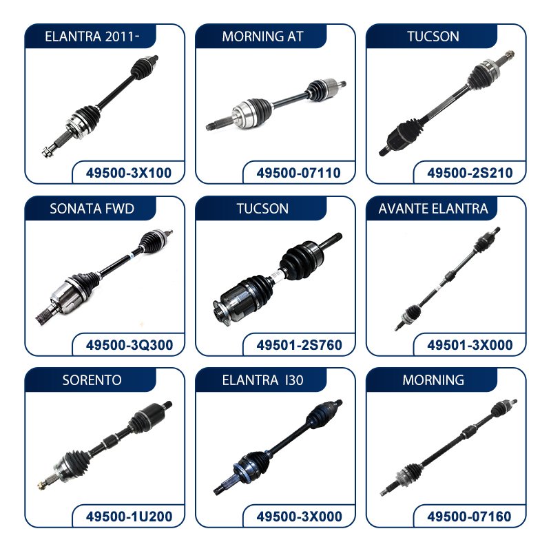 KINGSEEL OEM Wholesale Auto Part Manufacturer Drive Shaft C V Junta Car Outer Inner Cv Joint Punta De Eje for Hyundai Kia Pride