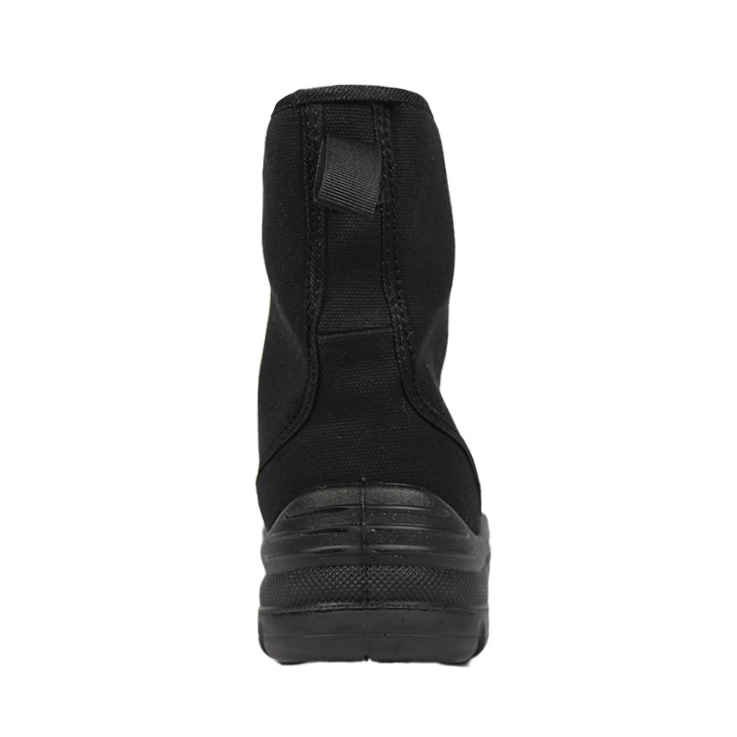 Design Your Own Construction Custom Stock Man Canvas High Cut Safety Boots for Men Total Wear