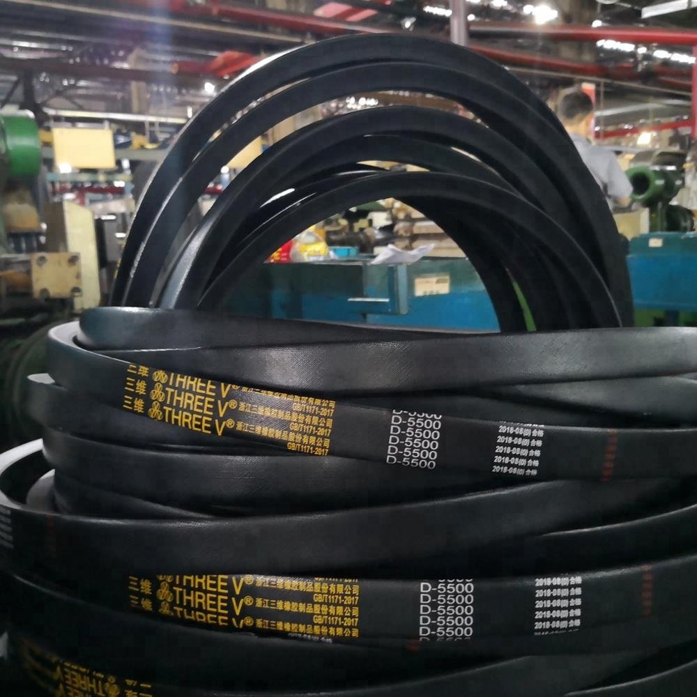 Generator Pulley Transmission Triangle V Belt Rubber Fan Wrapped Narrow Banded Joint V Belt for Sale