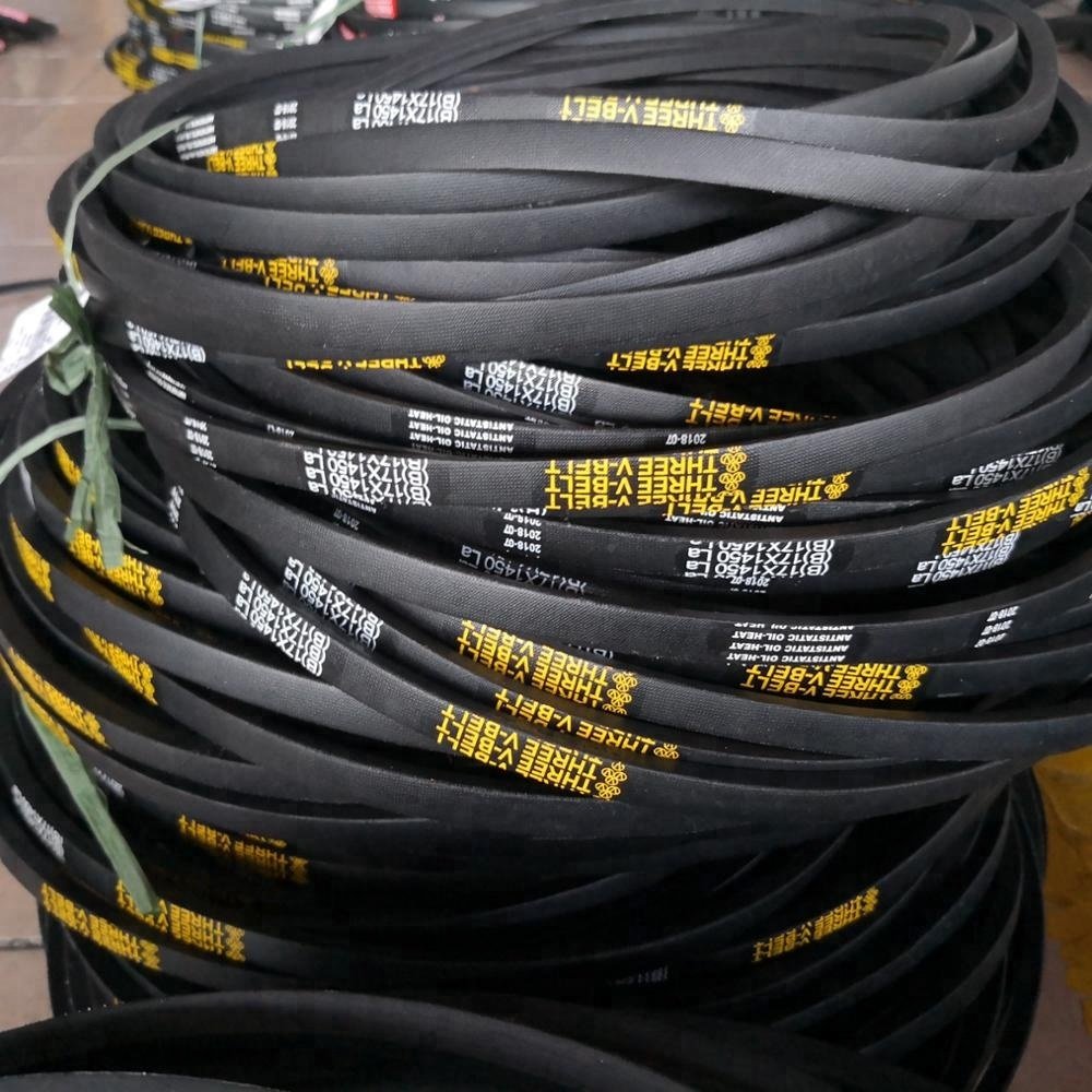 Generator Pulley Transmission Triangle V Belt Rubber Fan Wrapped Narrow Banded Joint V Belt for Sale