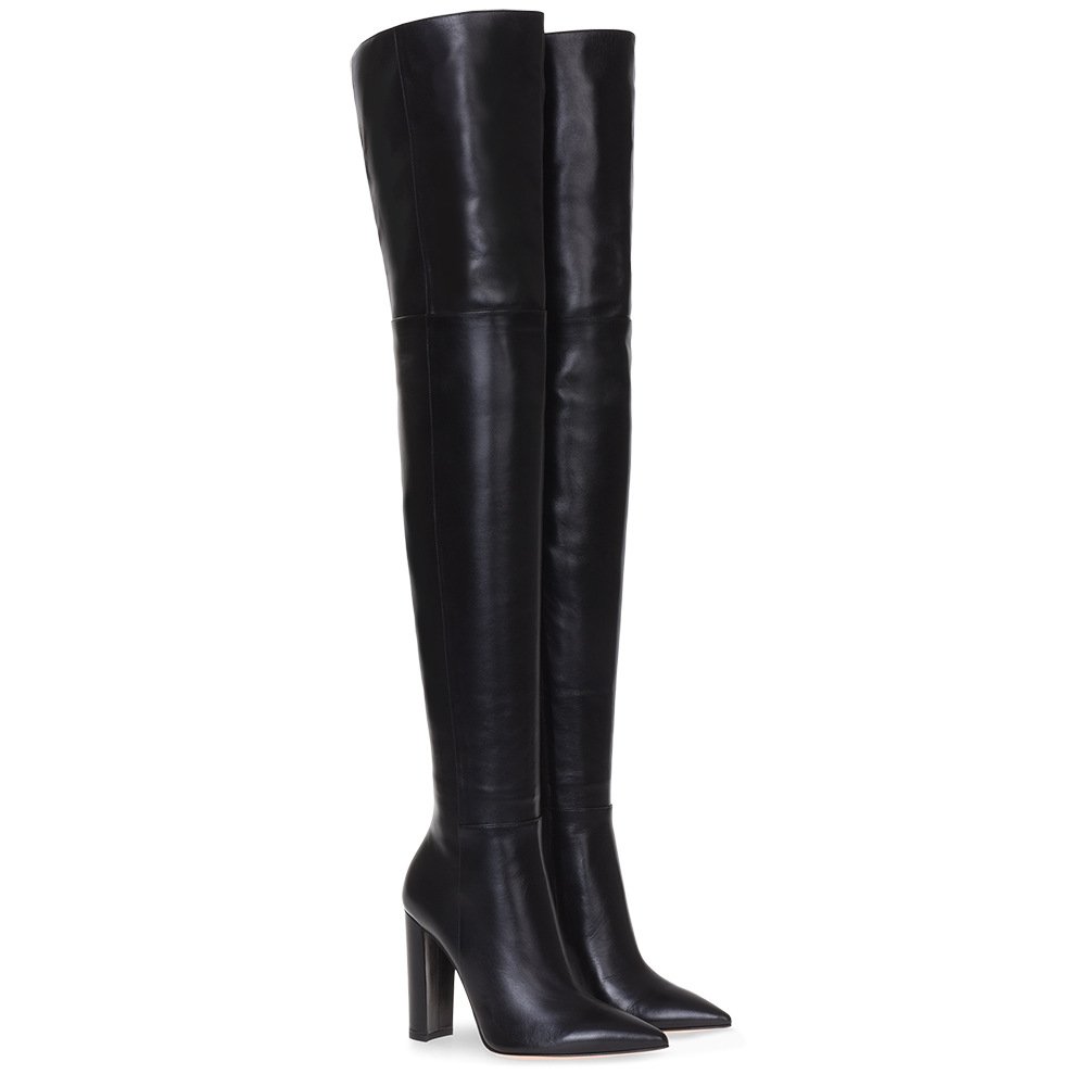 2020 New Design Faction Leather High Boots Closed Winter Ballroom Dance Shoes Dance Boots