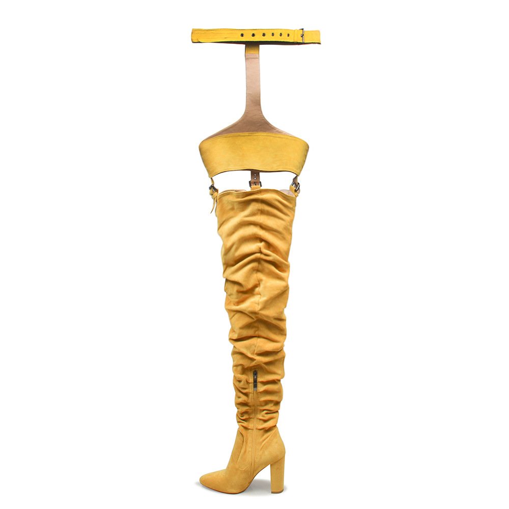 LQ011 2022 Good Quality Belt Boots for Women