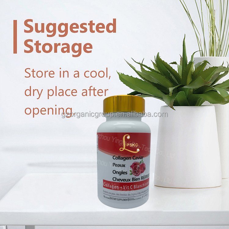 Private Label Biotin Keratin Collagen Pills Organic Biotin Capsule Vitamins Collagen for Women and Men