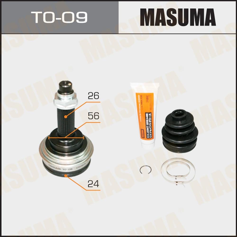 TO-09 MASUMA Auto Car Steering Inner C.v. Joints 43410-12030 43410-12030 43410-12040 43410-12090 43410-12100 CT190G for TOYOTA