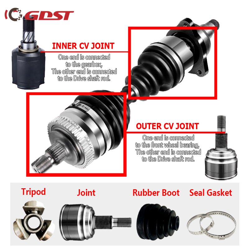 GDST OEM Customized Auto Transmission Inner Outer CV Joint Manufacturer C.v. Joints for Toyota Corolla Mazda Hyundai KIA
