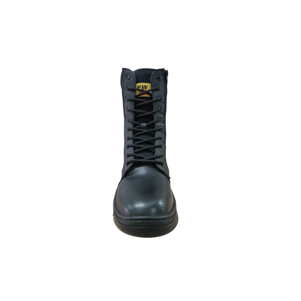 Tactical Boot Long Tube Leather Safety Guard with Certificated Polyamide Protective Toe Cap Model 600