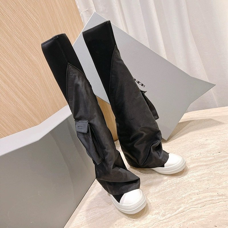 Detachable Knee Boots 2023 Winter New Pocket Slim Long Boots Versatile Outwear Fashion Boots for Women