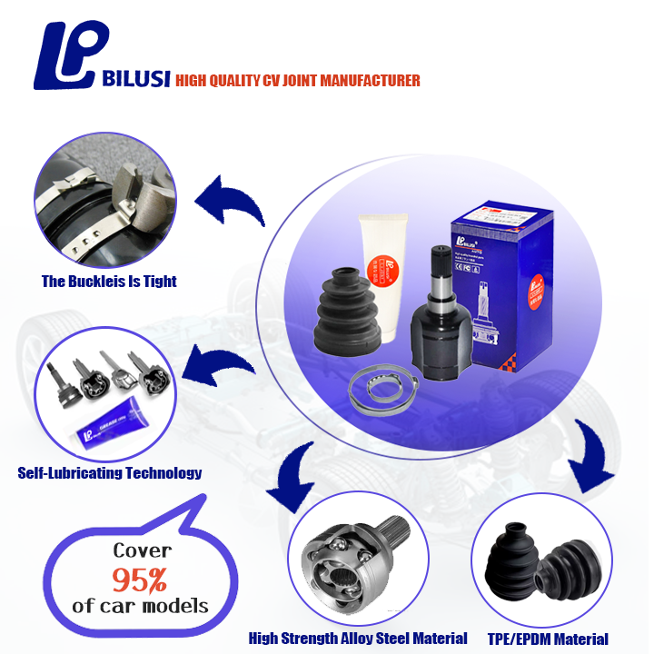 Bilusi MB837323 MB837323 MB837329 Auto Chassis Parts Transmission System C.v Joint GRJ79L 1GRFE for Mitsubishi F25A MI-23