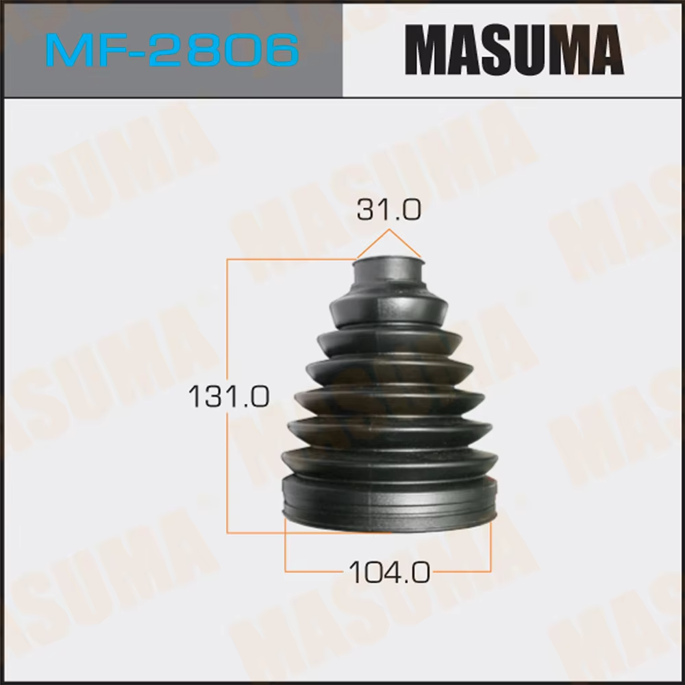 MF-2806 MASUMA CV Joint Boots High Quality Wholesale Car Accessories Drive Shaft Inner Outer Rubber Parts For TOYOTA Lesus