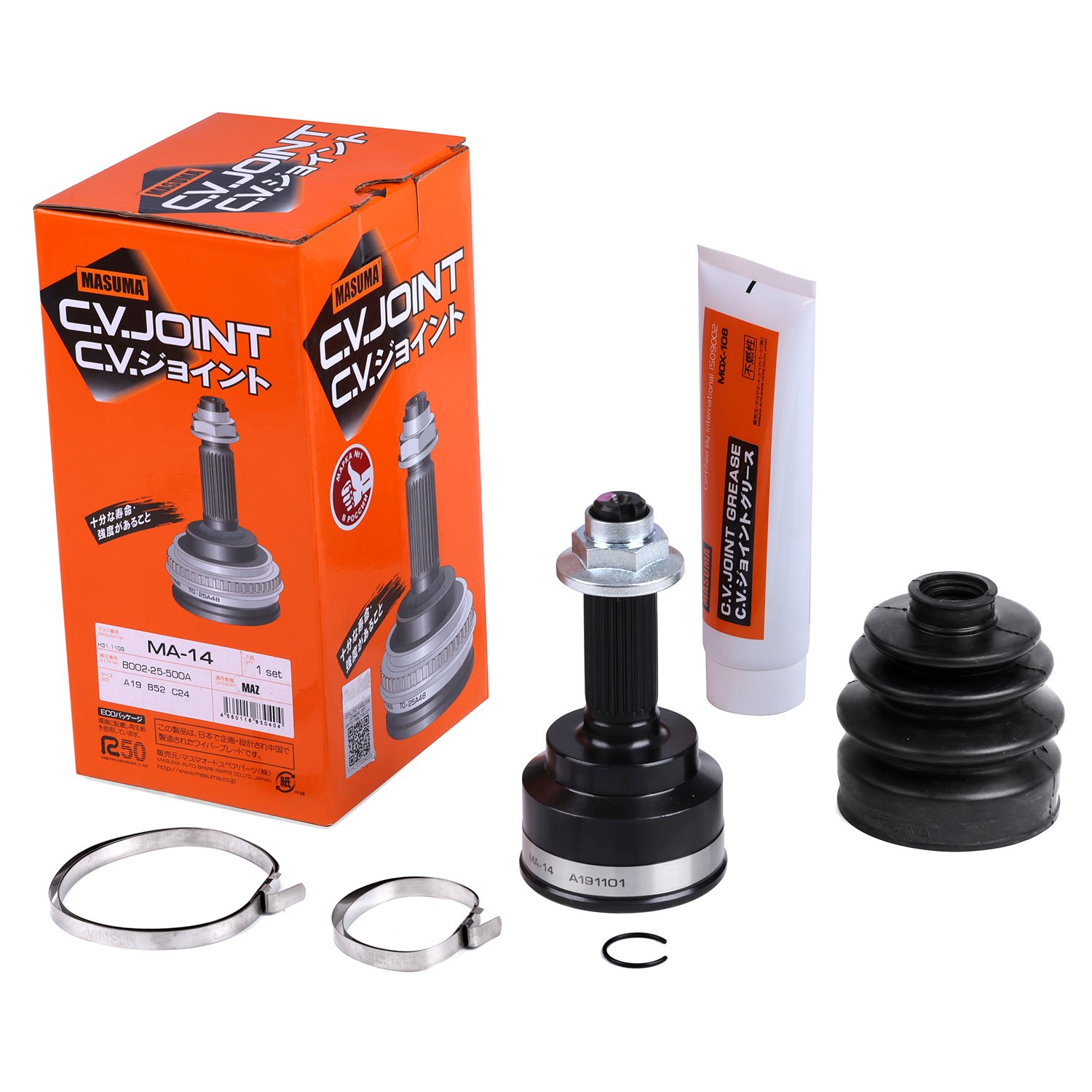 MA-14 MASUMA Auto Parts Transmission System Parts Outer C.V. Joint for Mazda FS20-22-510A FS21-22-510A FS21-25-400B FS21-25-600B