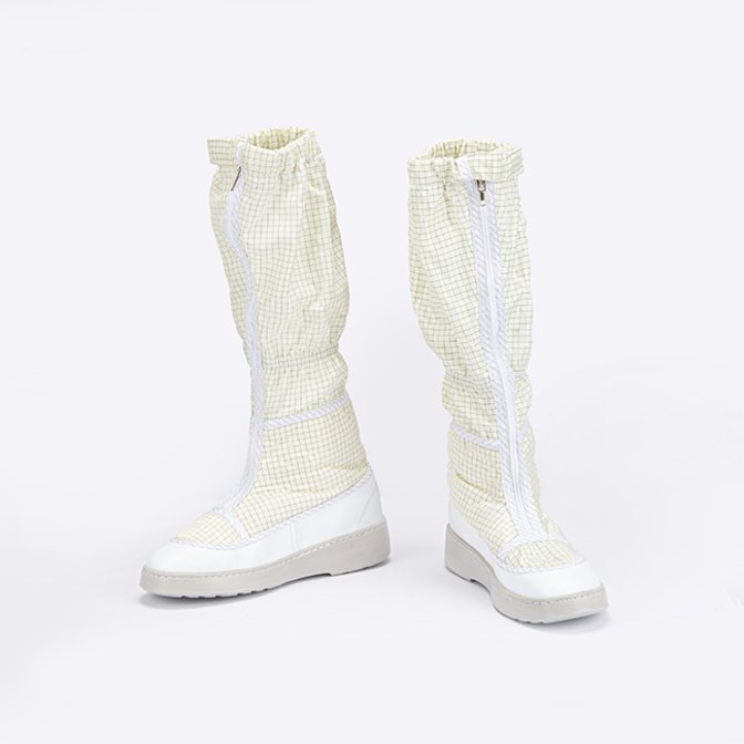 Unisex Anti-Static Long Boots Safety Toe Quality ESD PU PVC Leather Quality OEM Insole All Seasons-Summer Winter Spring Autumn