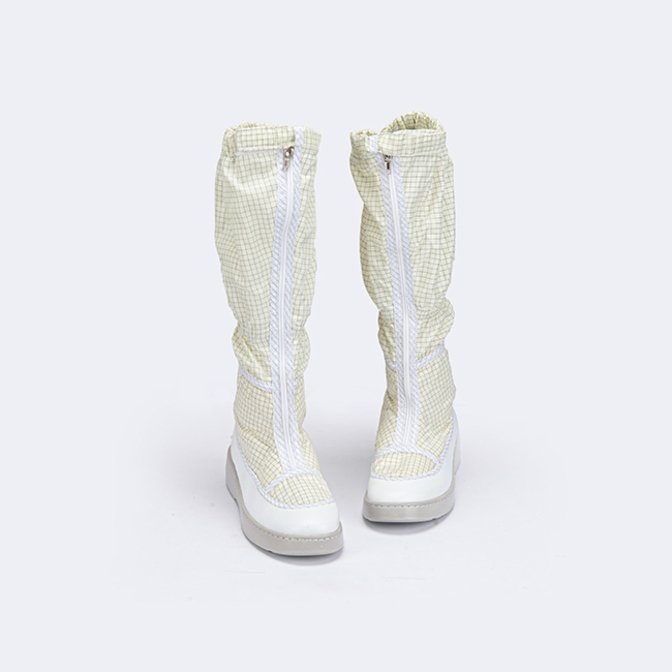 Unisex Anti-Static Long Boots Safety Toe Quality ESD PU PVC Leather Quality OEM Insole All Seasons-Summer Winter Spring Autumn