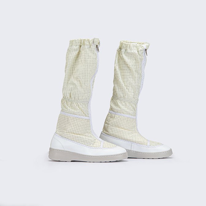 Unisex Anti-Static Long Boots Safety Toe Quality ESD PU PVC Leather Quality OEM Insole All Seasons-Summer Winter Spring Autumn