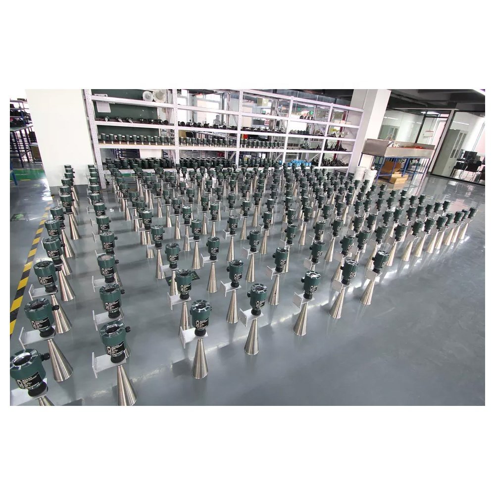 VRPWRD83 Level Meter of 80GHZ FMCW High Accurate Radar for Water Oil Chemicals or Solid Powder, Fly Ash
