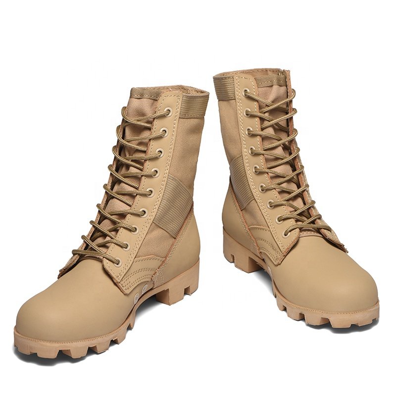 Uppers Soles One Piece Strong Lacing Boots Steel Toe Protects the Toes From Puncture Damag Desert Boots Long Service Life Boots