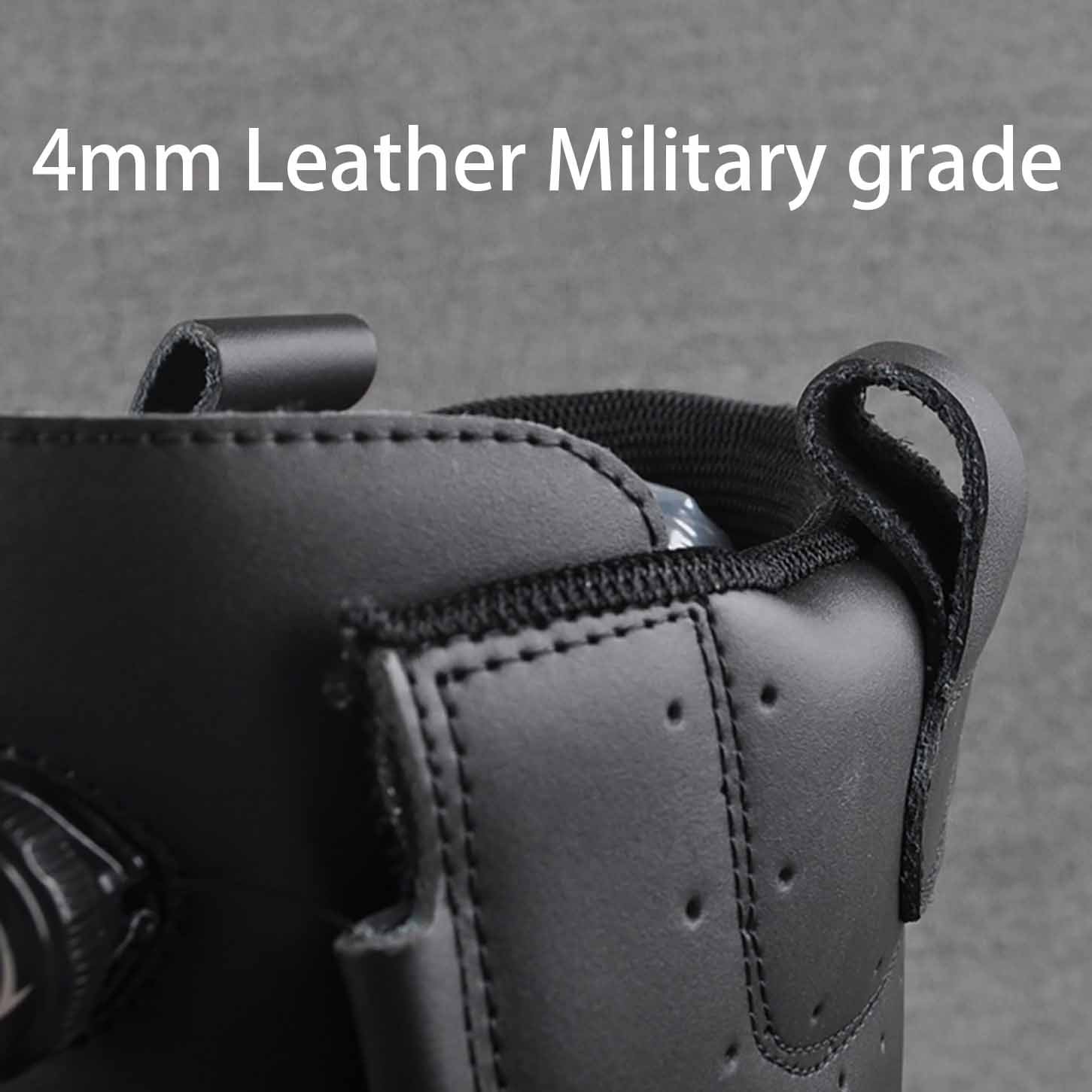 EN15090 OEM Zip Auto Lace Fireman Genuine Leather Boots Firefighter Safety Leather Shoes Botas De Cuero