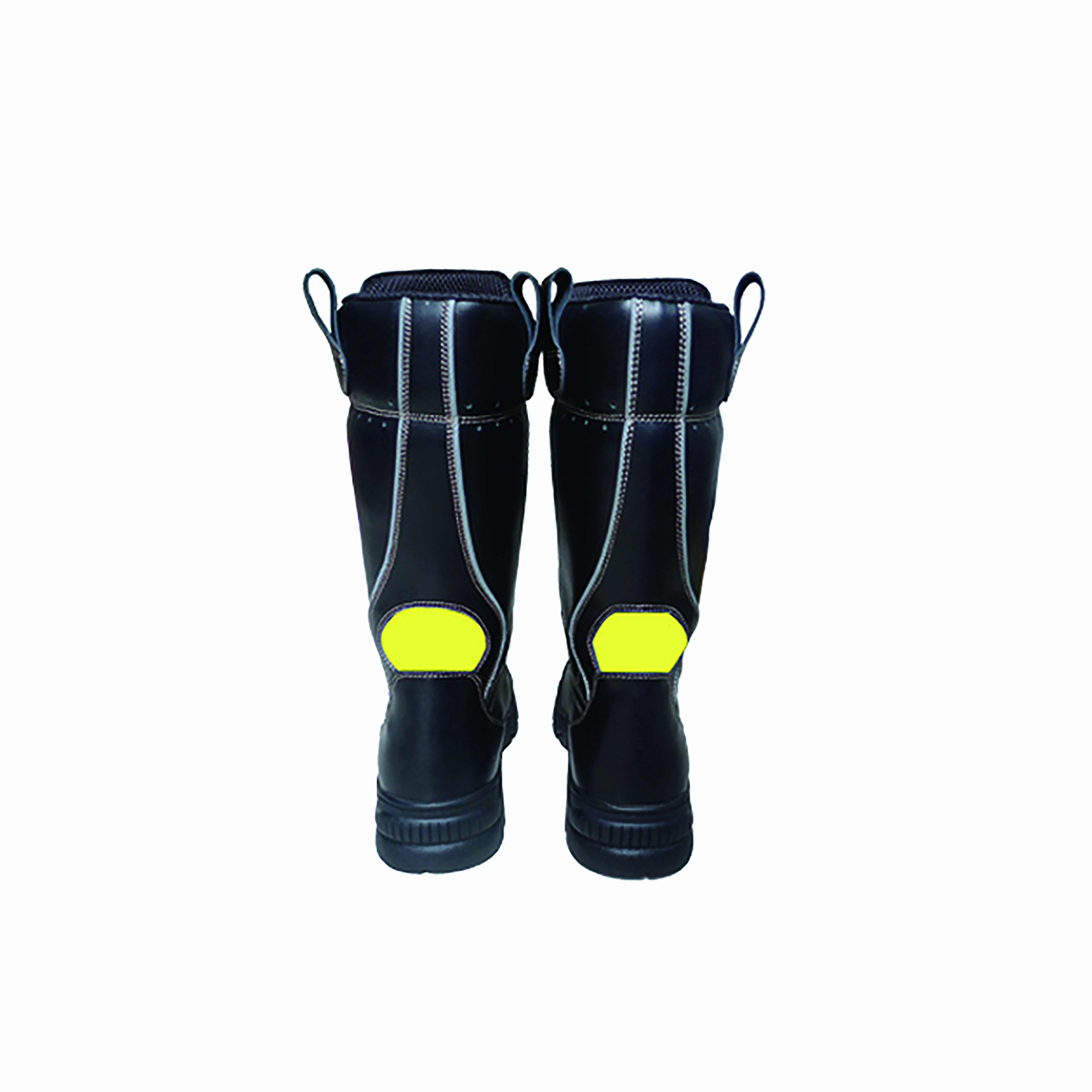 EN15090 OEM Zip Auto Lace Fireman Genuine Leather Boots Firefighter Safety Leather Shoes Botas De Cuero