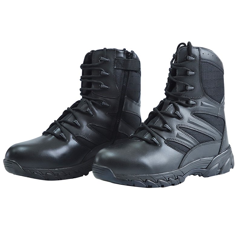 J-H14 Wholesale Spring and Summer Men's Training Security High-top Thigh High Boots Uniform Boots