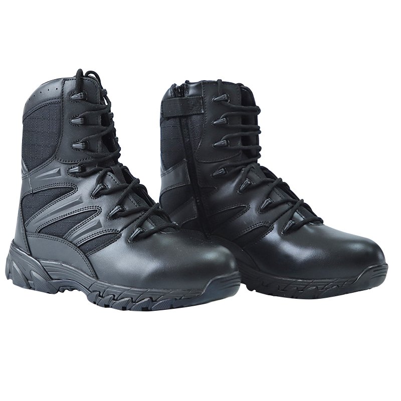 J-H14 Wholesale Spring and Summer Men's Training Security High-top Thigh High Boots Uniform Boots