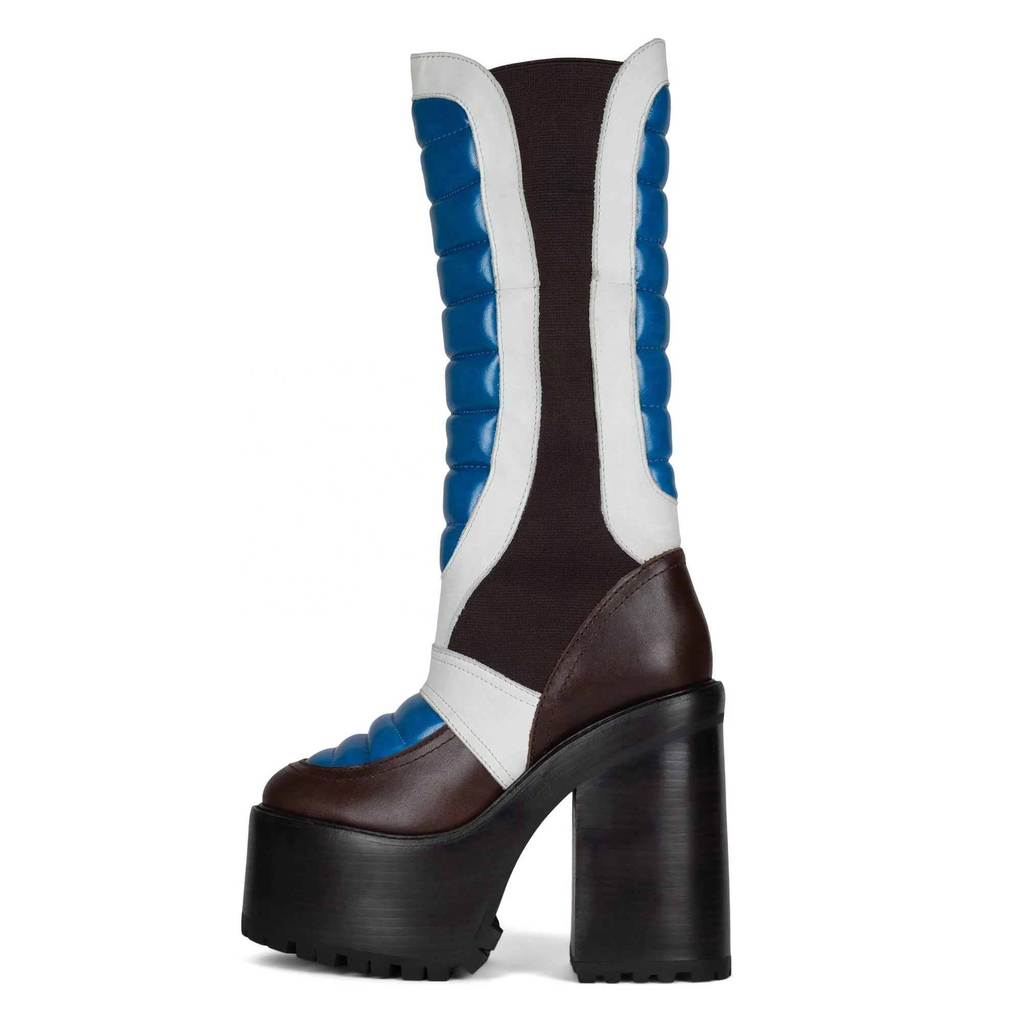 Chengdu High Quality Women's Boots ENMAYER Designer Chunky Heel Ankle Boots Custom Round Head Platform Boots