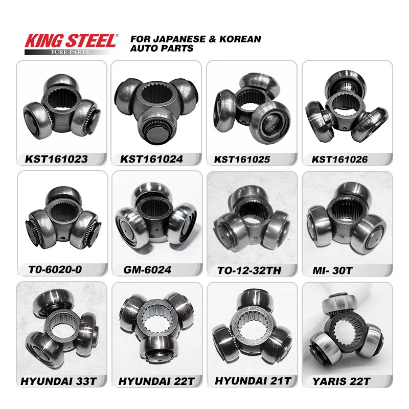 King Steel Japan Auto Parts CV Joint Tripod Bearing Tripod CV Joint for Toyota Camry Hyundai Suzuki Mazda Mitsubishi Honda Fit